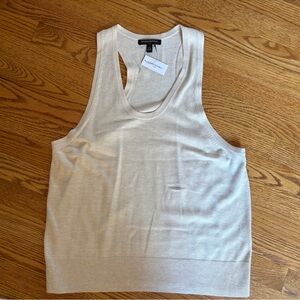 NWT New Banana Republic sweater tank top XL